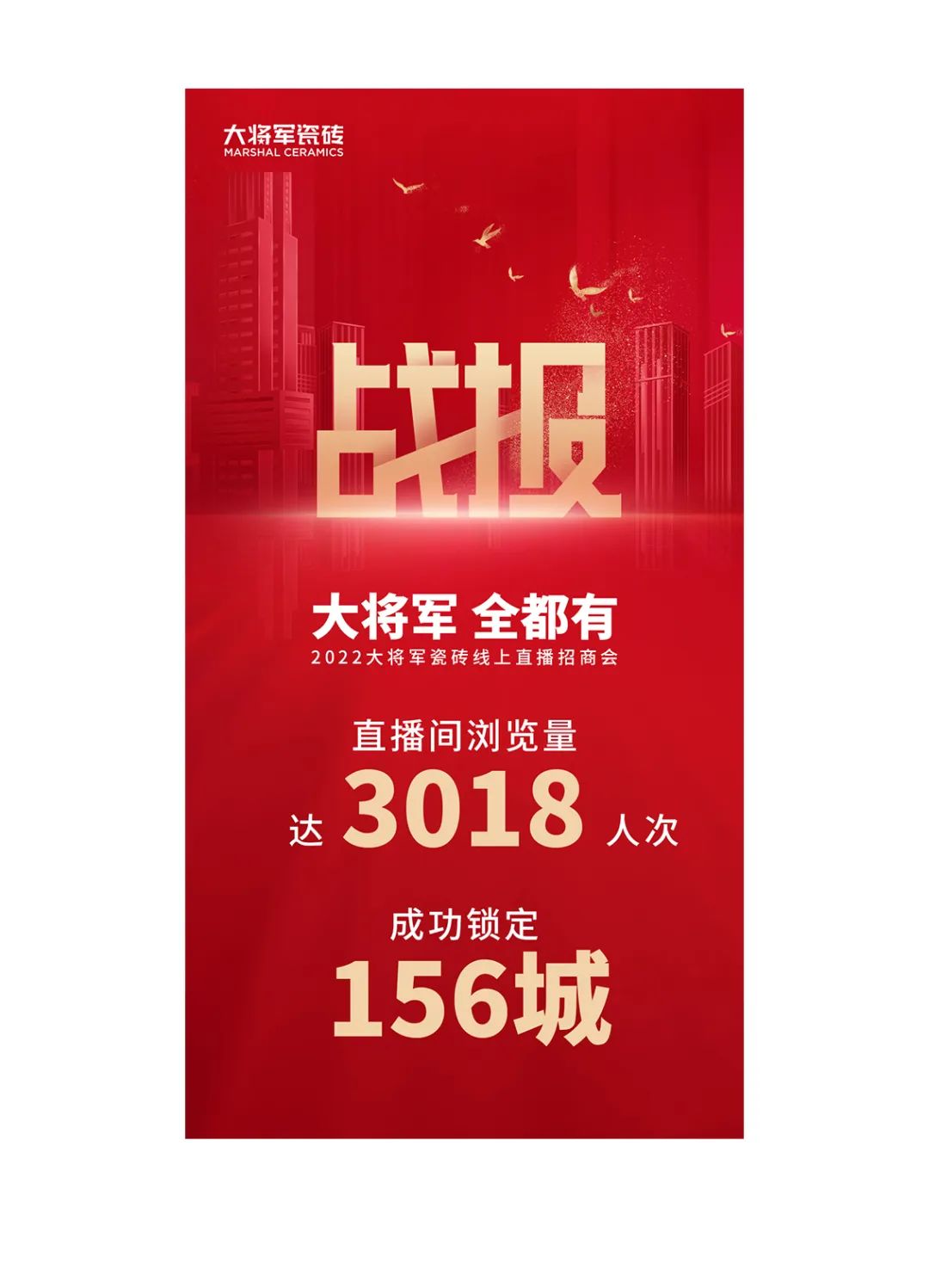 一線品牌大將軍瓷磚，招商盛起！再次開(kāi)啟黃金時(shí)代！(圖3)